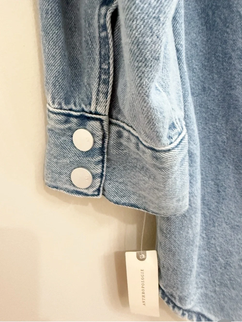 Anthropologie Pilco Denim button down jacket